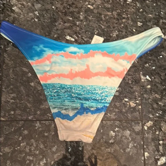 Aerie Blue and Pink Bikini Swimwear - Picture 3 of 4